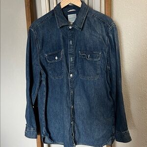 American Eagle AE Denim Button-Up Shirt size xl